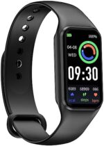 Smart Watch for Men Women - Oximeter (SpO2) Calorie Pedometer, Sleep and Heart Rate Monitor, 24 Sports Modes 1.47 Inch HD Screen, iP68 Waterproof, Compatible with Android and iOS Phones (1 Watch Band)