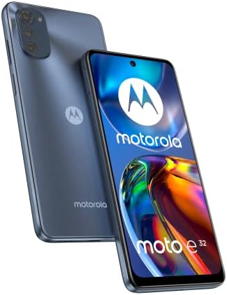 Motorola Moto E32 Dual-SIM 64GB ROM + 4GB RAM (GSM only | No CDMA) Factory Unlocked 4G/LTE Smartphone (Slate Grey) - International Version
