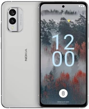 Nokia X30 5G Dual-Sim 256GB ROM + 8GB RAM (GSM only | No CDMA) Factory Unlocked 5G Smartphone (Ice White) - International Version
