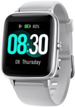 GRV Smart Watch for iOS and Android Phones (Answer/Make Calls), Watches for Men Women IP68 Waterproof Smartwatch Fitness Tracker Watch with Heart Rate/Sleep Monitor Steps Calories Counter (Gray)