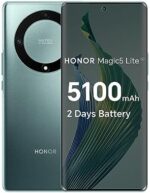 Honor Magic5 Lite Dual-SIM 256GB ROM + 8GB RAM (Only GSM | No CDMA) Factory Unlocked 5G Smartphone (Emerald Green) - International Version