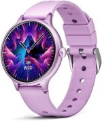 FITVII Smart Watch for Women Answer/Make Call, Fitness Tracker with 24/7 Blood Pressure Heart Rate and Blood Oxygen Monitor, Sleep Tracker Step Counter Waterproof Smartwatch for Android and iOS Phone