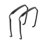 LBshmao-D Sunglasses Headband, 2 Pack Curly Thick Hair Large Headband, Invisible Hair Hoop, Women Square Headband, Hairstyle Fixing Tool for Curly Hair (Black)