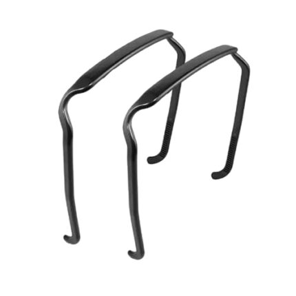 LBshmao-D Sunglasses Headband, 2 Pack Curly Thick Hair Large Headband, Invisible Hair Hoop, Women Square Headband, Hairstyle Fixing Tool for Curly Hair (Black)
