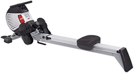 TOE Magnetic Rowing Machine 8 Adjustable Tension Resistance Ultra Silent Folding Cardio Training with LCD Monitor Home Gym Workout