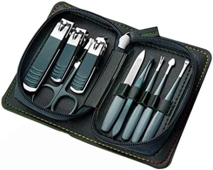 YTYZC Manicure Set Personal Care Nail Clipper Kit 8 in 1 Professional Pedicure Set Grooming Kit Nail Care