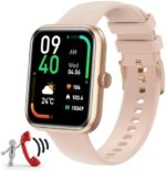 1.81"Smart Watch for Men Women with Bluetooth Call, Smartwatch for Android iOS Phone with Blood Oxygen Heart Rate Sleep Monitor, Fitness Tracker IP68 Waterproof Weather Ai Voice Multi-Sport Modes