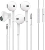[2 Pack] WEIZY Aux Earbuds, Vize 3.5mm Wired Headphones Noise Isolating Earphones Volume Control & Built-in Microphone Compatible with iPhone/Samsung/Android/MP3/MP4