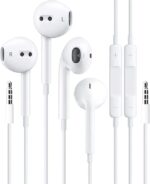 2 Pack Wired Apple Earbuds/Headphones/Earphones [ MFi Certified] with Mic, Volume Control Compatible with iPhone,iPad,iPod,Computer,MP3/4,Android Most 3.5mm Audio Devices