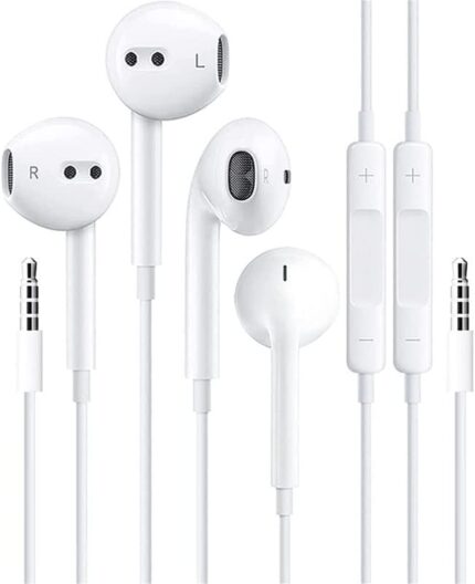 2 Pack Wired Apple Earbuds/Headphones/Earphones [ MFi Certified] with Mic, Volume Control Compatible with iPhone,iPad,iPod,Computer,MP3/4,Android Most 3.5mm Audio Devices