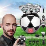 2023 New Head Shavers for Bald Men, 6 in 1 Bald Shavers IPX7 Waterproof Electric Razor 6D Rotary Shaver Men Electric Shavers Grooming Kit, Football Electric Shaver Gift for Bald Men