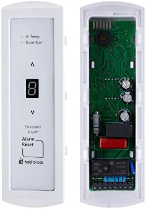 297370600 Freezer User Control/Display Board Assembly for Frigidaire, Crosley Freezer Electronic Control Board -Replaces 297241800, 297366100