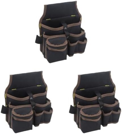 3 pcs tool bag Electrician Accessories tools for men garden bucket tool organizer electrician tool pouch tool tote bag with handle multi tool pouch belt Work