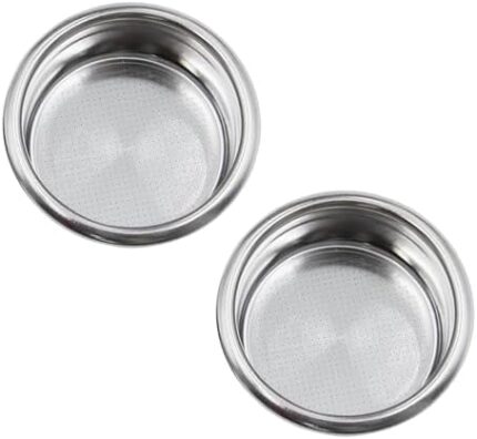 58mm Coffee Basket Filter for 58mm Breville Coffee Filter Basket，Coffee Machine Espresso Portafilter Basket, Fits Breville Espresso Coffee Machine Filter Basket (2pcs)
