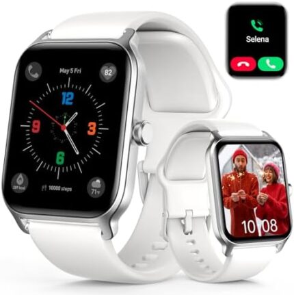 7-Days Battery Life, Bluetooth Smart Watch for Women, iPhone Android Phone Compatible, Waterproof Fitness Tracker Smartwatch with Call, Alexa Voice, Heart Rate, Blood Oxygen, Sleep Monitor 1.8 inch