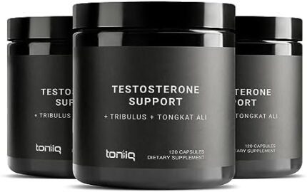 75,000mg Ultra Concentrated Formula - Tribulus Std to 95% Saponins - 200:1 Tongkat Ali- 30:1 Fadogia- 25% Withanolides Ashwagandha - Zinc, Boron, and Copper - Third Party Tested - 3 Pack