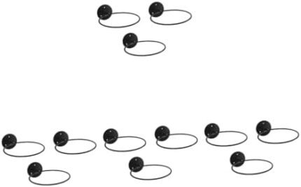 ABOOFAN 12 pcs Ball Storage Rack Wall Storage Shelf Wall Mounted Basketball Hoop Outdoor Wreaths Sports Ball Holders Wall Organization Rack Ball Display Rack Sports Balls Holder Home Field