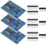ACEIRMC 3pcs PCF8575 IO Expander Board Module I2C to 16IO IIC I2C I/O Extension Shield Module 16 bit SMBus I/O Ports for Arduino R3 (3pcs)