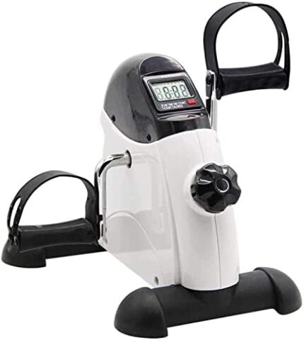ADASTE Folding Treadmills Multifunctional Pedal Exerciser, Mini Exercise Bike, Portable Household Leg Arm Cardio Training Adjustable