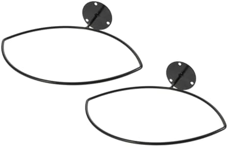 Abaodam 2Pcs Football Stand Storage Hangers Wall Basketball Hoop Metal Abaodam 2Pcs Football Stand Storage Hangers Wall Basketball Hoop Metal Coat Hanger Household Basketball Mount Mini basketballs Football Holder Iron Sports Room Wall Decor Wall Ball Holder