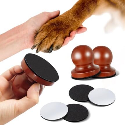 Abbylike 2 Pieces Dog Nail File Dog Scratch Pad for Nails Stress Free Dog Nail Scratch Board Dog Nail File Board Dog Nail Scratch Pad Dog Scratch Board for Dogs, Cats and Other Pets Claw Care