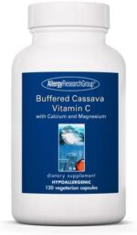 Allergy Research Group Buffered Vitamin C/Cassava 120c
