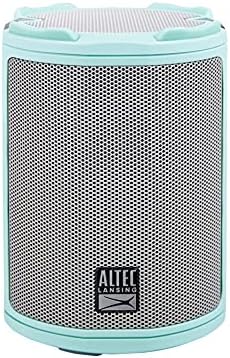 Altec Lansing HydraMotion Wireless Bluetooth Speaker with 360 Degree Sound, Portable IP67 Waterproof for Outdoors, Shockproof, Snowproof, Everything Proof, 12 Hour Playtime (Mint Green)