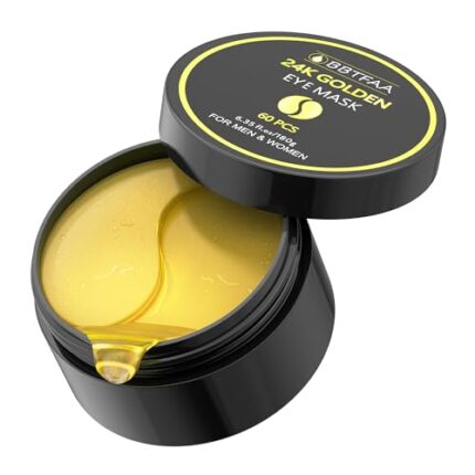 BBTFAA Under Eye Patches (24K Gold, 60PCS) - Under Eye Mask for Puffy Eyes, Fine lines, Dark Circles and Puffiness, Collagen Skin Care Products