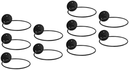 BESPORTBLE 10 Pcs basketball storage rack cap decorations wall mounted basketball hoop wall hat holder Display Storage Universal basketball holder sports holder rack sports ball wall holder