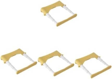 BESPORTBLE 4pcs Sports Rack Basketball Stand Squash Display Holder for Ball Ball Rack Basketball Hanging Storage Rack Wall Mounted Retractable Display Stand Exercise Ball Stand