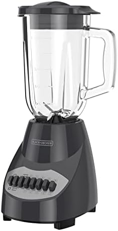 BLACK+DECKER 4-Tip Stainless Steel Blade Countertop Blender, 10 Speeds, Dishwasher-Safe, 700 Wats