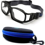 BLUE CUT Safety Outdoor Sports Goggles Unisex Anti Fog Replaceable to Prescription Lenses Ideal For Basketball Racquetball