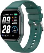 BRIBEJAT Smart Watch for Men Women Compatible iPhone Samsung Android, Voice Assistant & Answer/Make Call, 1.83'' Fitness Tracker IP68 Waterproof, 110+ Sports, SpO2/Heart Rate/Sleep Monitor, BT6