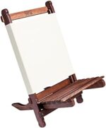 BYER OF MAINE Pangean Lounger, Durable Hardwood with Heavy Duty Polyester, Easy to Fold and Carry, Portable and Foldable Pangean Furniture
