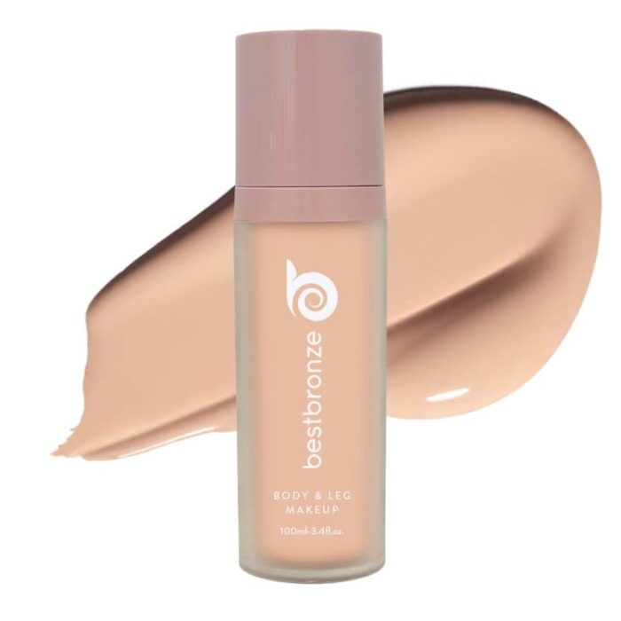 Best Bronze Bombshell Body and Leg Makeup, 3.4 Fl. Oz. (N6 true beige) - Full Coverage Foundation and Concealer Makeup to Cover Scars, Bruises, Tattoos, Vitiligo, And More