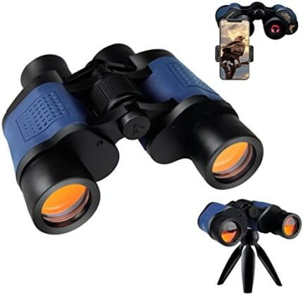 Binoculars for Adults High Power,60×60 with Low Light Night Vision Waterproof Binoculars Watching Outdoor Sports Concerts Binoculars for Bird Watching Professional