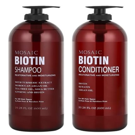 Biotin Shampoo and Conditioner Set for Thinning Hair, and Regrowth- Ultimate Hair Care for Men & Women- Anti Hair Loss Treatment- Best Hair Thickening Shampoo- Volumizing Shampoo for Hair Growth  