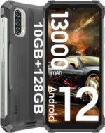 Blackview BV7100 Rugged Phone,13000mAh Battery,33W Fast Charge,10GB+128GB/1TB Expand,6.58" FHD+,Android 12,IP69K Waterproof Unlocked Cell Phone,NFC,OTG,Glove Mode,Face/Fingerprint Rugged Smartphone