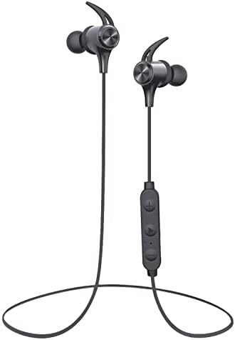 Bluetooth Headphones, 24H Playback aptX-HD Wireless Earbuds IPX7 Bluetooth 5.2 Earbuds with Magnetic Neckband, Lightweight, Bulit-in Mic, Fast Charging, Waterproof Earphones for Workout, Gym, Running