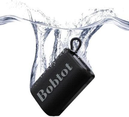 Bobtot Bluetooth Speaker Portable Wireless Speaker - IPX7 Waterproof Shower Speaker with Stereo Sound TWS Bluetooth 5.1 Speaker Portable Speaker for Home Party Beach Outdoor