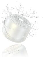 Bobtot Portable Bluetooth Speakers Wireless Speaker- Waterproof Speaker with Loud Stereo Sound,15 Hours Playtime, Rechargeable Battery, Built-In Microphone, Mini Speaker with Strap Easy to Carry White