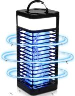 Bug Zapper Outdoor, Electric Mosquito Zapper, Fly Zapper Indoor, Wireless Mosquito Killer, Portable Fly Traps with LED Light for Home Garden, Patio, Kitchen, Camping Use (USB Powered/Rechargeable)