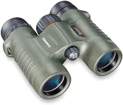 Bushnell Trophy Binocular, Green 8x32, Roof Prism System and Focus Knob for Easy Adjustment