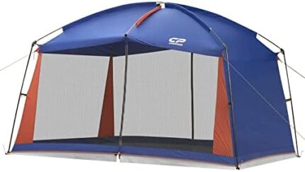 CAMPROS Screen House Room 12 x 10 Ft Screened Mesh Net Wall Canopy Tent Camping Tent Screen Shelter Gazebos for Patios Outdoor Camping Activities