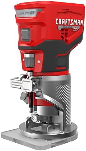 CRAFTSMAN V20 Router, Fixed Base, 7 Speeds, 16,000-30,000 RPM, Bare Tool Only (CMCW400B)