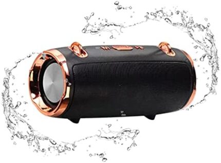 CRLKSSJX Portable Wireless Bluetooth Speakers,Outdoor Sports Speakers with Bluetooth 5.0,IPX5 Waterproof,3D Stereo,8 Hours Playback time,with HD Sound for Pool, Beach, Bike, Travel