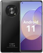 CUBOT Max 3 Unlocked Smartphone, Android 11 Cell Phone，6.95" Screen，4GB RAM + 64GB ROM, 4G Dual Sim Smartphone, 5000mAh Battery, 48MP Camera, Face-ID,Touch-ID, NFC, OTG, GPS, US Version（Black）