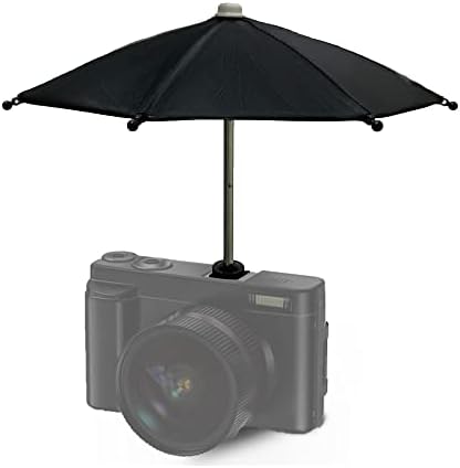 Camera Hot Shoe Umbrella，Camera Sunshade Sun Shade，Camera Rain Cover，Waterproof Camera Accessory, Protects Camera from Rain, Hot Sunshine,Snow,Birds Poop for Compact Camera & GoPro Hot Shoe