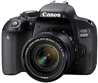 Canon EOS 800D Digital SLR with 18-55 is STM Lens Black International Model