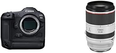 Canon EOS R3 Body with RF 70-200mm F2.8 L is USM Lens, Telephoto Zoom Lens, 3792C002